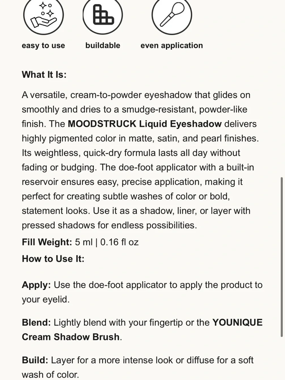 Younique Moodstruck Liquid Eyeshadow — RAMBUNCTIOUS